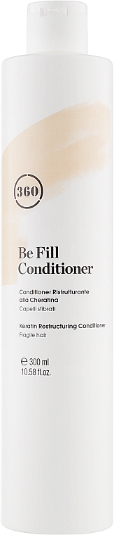 Pflegender Conditioner für coloriertes und geschädigtes Haar mit Keratin - 360 Be Fill Fragile Hair Conditioner — Bild N1
