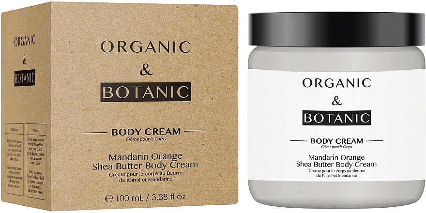Körpercreme mit Sheabutter und Mandarine - Organic & Botanic Mandarin Orange Shea Butter Body Cream — Bild N1