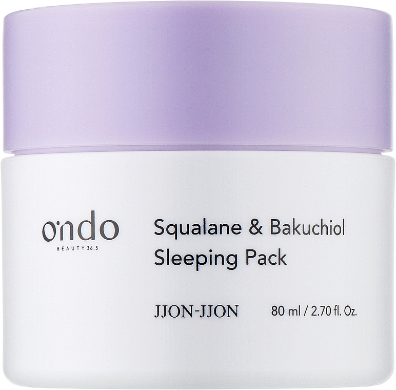 Gesichtsmaske für die Nacht mit Bacucciol und Squalan - Ondo Beauty 36.5 Squalane & Bakuchiol Sleeping Pack — Bild N1