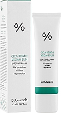 Vegane Sonnenschutz-Gesichtscreme mit Centella - Dr.Ceuracle Cica Regen Vegan Sun Gel SPF 50+ PA++++ — Bild N2