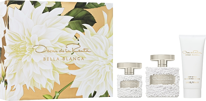 Oscar De La Renta Bella Blanca - Set (Eau de Parfum/100 ml + Eau de Parfum/30 ml + Körperlotion/100 ml) — Bild N1