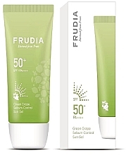 Düfte, Parfümerie und Kosmetik Sonnenschutzgel - Frudia Green Grape Sebum Control Cooling Sun Gel SPF50+PA ++++