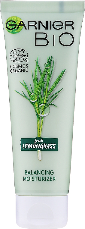 Feuchtigkeitsspendende Gesichtscreme mit Zitronengras - Garnier Bio Fresh Lemongrass — Bild N1