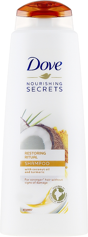 Reparatur-Ritual Shampoo mit Kokosduft und Kurkuma - Dove Restoring Ritual Shampoo — Bild N3