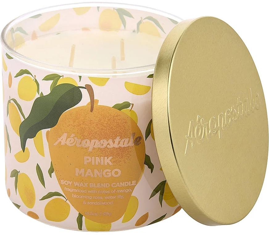 Duftkerze - Aeropostale Pink Mango Fine Fragrance Candle — Bild N3