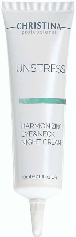 Harmonisierende Augen & Hals Nachtcreme - Christina Unstress Harmonizing Night Cream For Eye And Neck — Bild N1