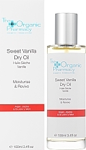 Trockenöl für Gesicht, Körper und Haar Süße Vanille - The Organic Pharmacy Sweet Vanilla Dry Oil — Bild N2