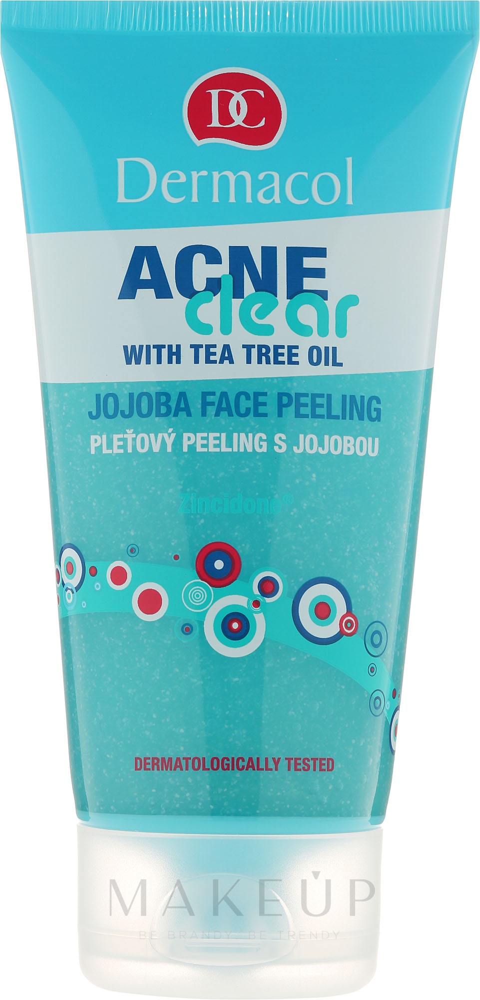 Gesichtspeeling mit Jojoba und Teebaumöl gegen Akne - Dermacol Acne Clear Jojoba Face Peeling — Bild 150 ml