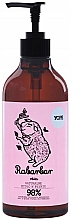 Natürliche Flüssigseife mit Rhabarber und Rose - Yope Rhubarb and Rose Natural Liquid Soap — Bild N1