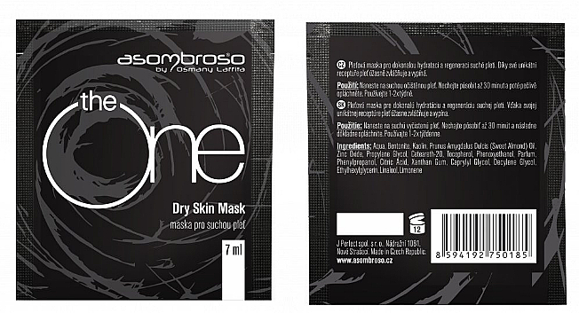 Maske für trockene Haut - Asombroso The One Dry Skin Mask (Probe) — Bild N1