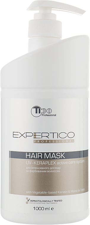 Revitalisierende Maske für coloriertes Haar mit Keratin - Tico Professional Expertico Uv-keraplex — Bild N1
