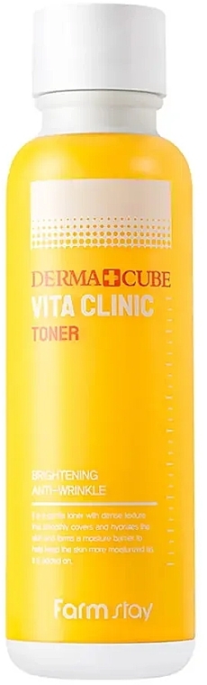 Vitamin Gesichtswasser - FarmStay Derma Cube Vita Clinic Toner — Bild N1