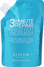 Düfte, Parfümerie und Kosmetik Maske für trockenes und strapaziertes Haar - Eleven Australia 3 Minute Rinse Out Repair Treatment (Doypack) 