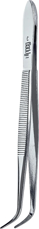 Gebogene Pinzette 10 cm - Nippes Solingen Tick Tweezer 3E  — Bild N1