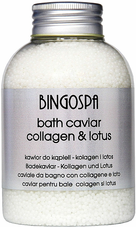 Bad Kaviar mit Lotus und Kollagen - BingoSpa Yoga Bath Caviar Lotus And Collagen