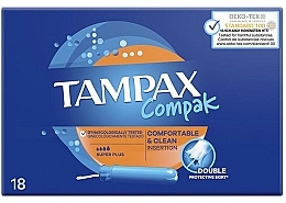 Düfte, Parfümerie und Kosmetik Tampons mit Applikator 18 St. - Tampons Super Plus Pearl Compak