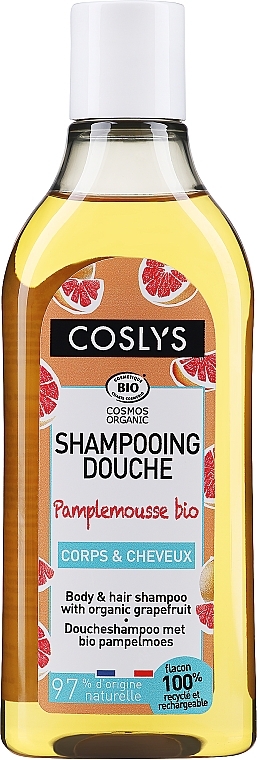 2in1 Seifenfreies Körper- und Haarshampoo mit Grapefruit - Coslys Body And Hair Shampoo Grapefruit — Bild N1