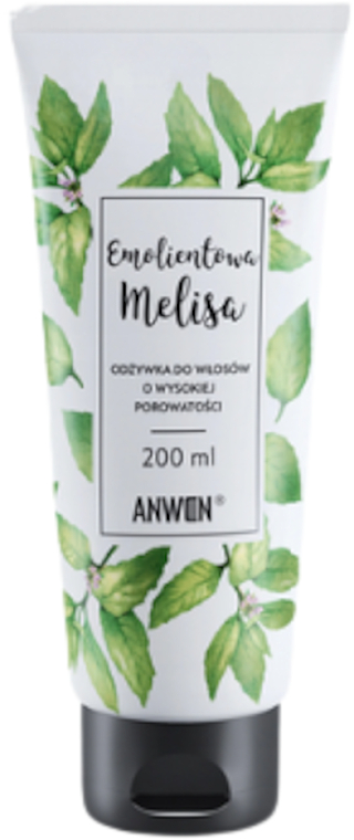 Weichmachender Conditioner für widerspenstiges Haar mit pflegenden Ölen und Duft nach Melissenblätter - Anwen Emolientowa Melisa — Bild N1