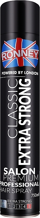 GESCHENK! Extrastarkes Haarspray - Ronney Professional Classic Extra Strong Hair Spray  — Bild N1