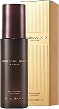 Düfte, Parfümerie und Kosmetik Gesichtsemulsion - Nature Republic Ginseng Gold Silk Emulsion