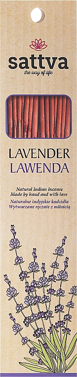 Räucherstäbchen Lavender - Sattva Lavender Incense Sticks — Bild N1