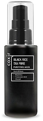 Porenreinigende Gesichtsmaske - Coxir Black Rice TXA Pore Furifying Mask  — Bild N1