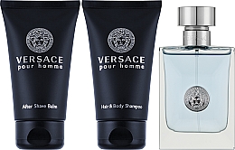 Versace Pour Homme - Duftset (Eau de Toilette 50ml + Duschgel 50 ml + After Shave Balsam 50ml) — Bild N2