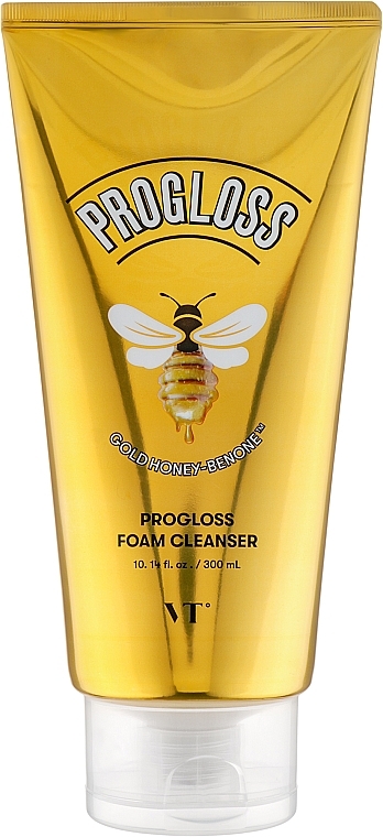 Reinigungsschaum mit Honig und Gold - VT Cosmetics Progloss Foam Cleanser  — Bild N1