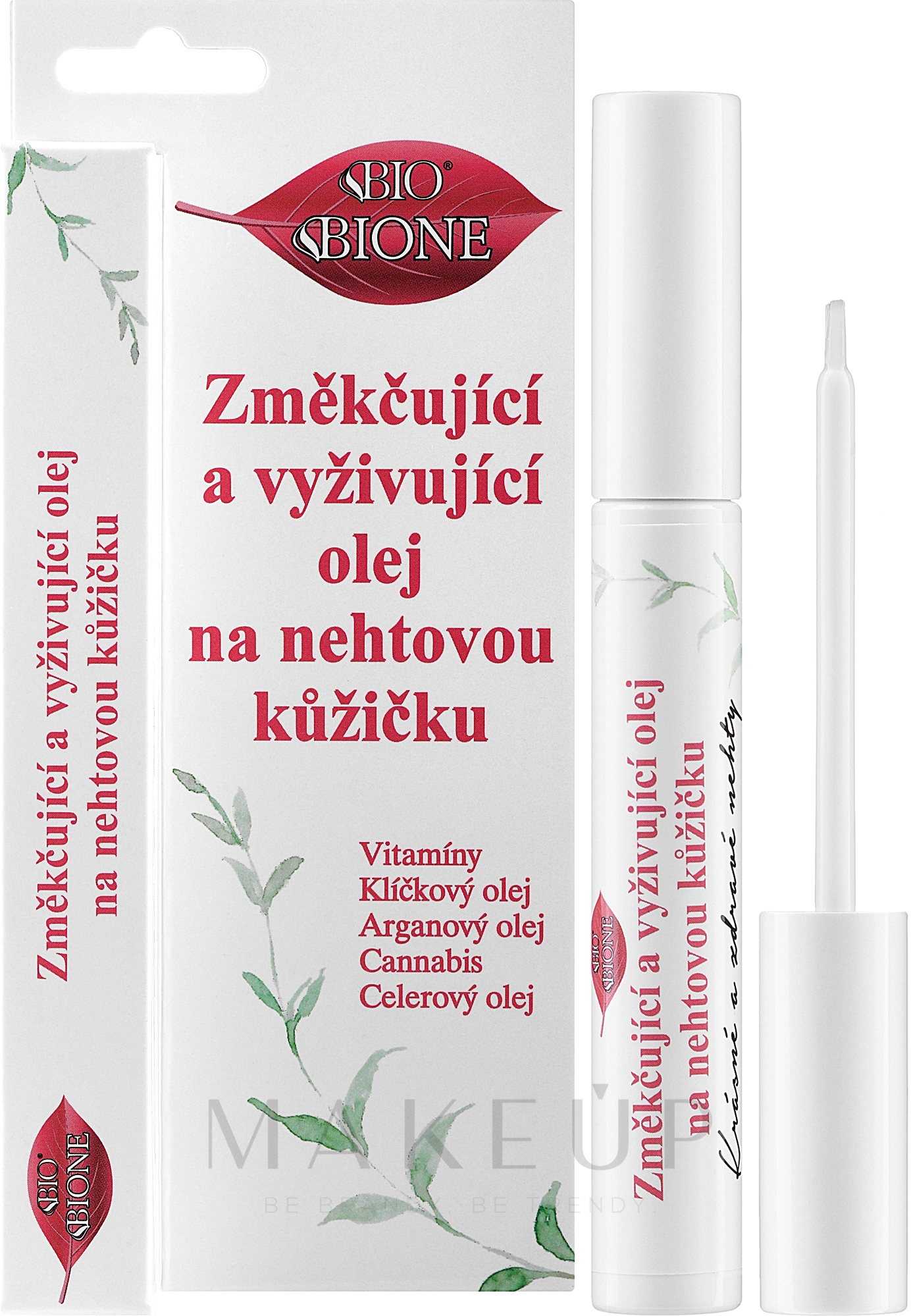 Weichmachendes und pflegendes Nagelhautöl - Bione Cosmetics — Bild 7 ml