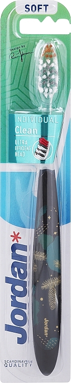 Zahnbürste weich schwarz - Jordan Individual Clean Soft — Bild N1