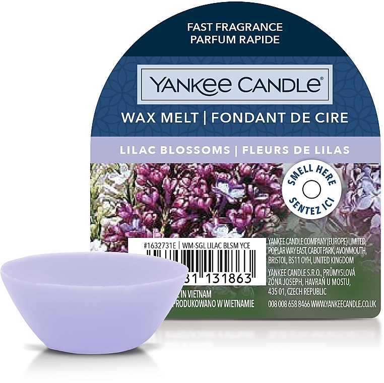 Aromatisches Wachs - Yankee Candle Wax Melt Lilac Blossoms — Bild N1