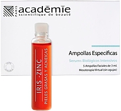 Gesichtsampullen mit Iris-Zink - Academie Ampoules Iris Zinc — Bild N1