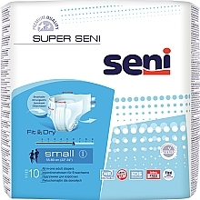 Windeln für Erwachsene 55-80 cm - Seni Super Seni Small 1 Fit & Dry  — Bild N2