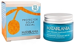 Sonnencreme fürs Gesicht - Matarrania 100% Organic Face Sunscreen SPF50 — Bild N2