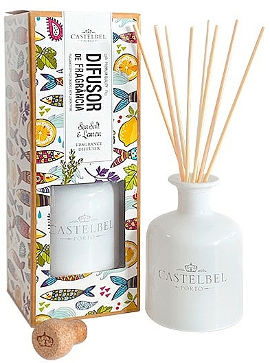 Aroma-Diffusor mit Meersalz und Zitronenduft - Castelbel Sardines Room Fragrance Diffuser — Bild N1
