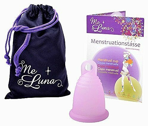 Menstruationstasse Größe L rosa - MeLuna Soft Menstrual Cup Ring