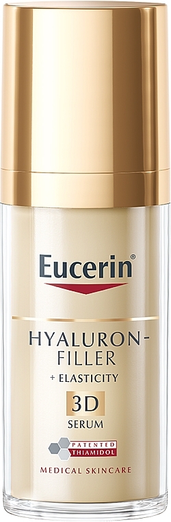 Anti-Aging Gesichtsserum mit Hyaluronsäure gegen Altersflecken für mehr Hautelastizität für reife Haut - Eucerin Hyaluron-Filler + Elasticity Anti-Age 3D Serum — Bild N1