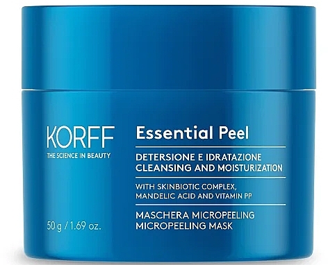 Gesichtsmaske mit Peelingeffekt - Korff Essential Peel Micropeeling Mask — Bild N1