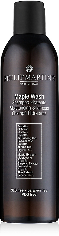 Feuchtigkeitsspendendes Shampoo für trockenes Haar - Philip Martin's Maple Wash Hydrating Shampoo — Bild N1