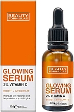 Gesichtsserum - Beauty Formulas Glowing Serum 2% Vitamin C — Bild N1