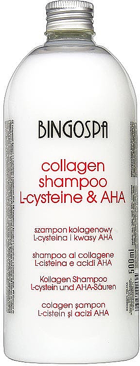 Shampoo ohne SLES/SLS mit Kollagen - BingoSpa Collagen Shampoo With Fruit Acids
