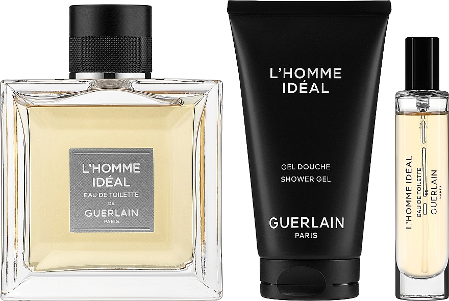 Guerlain L’Homme Ideal - Duftset (Eau de Toilette 100ml + Eau de Toilette 10ml + Duschgel 75ml)  — Bild N2