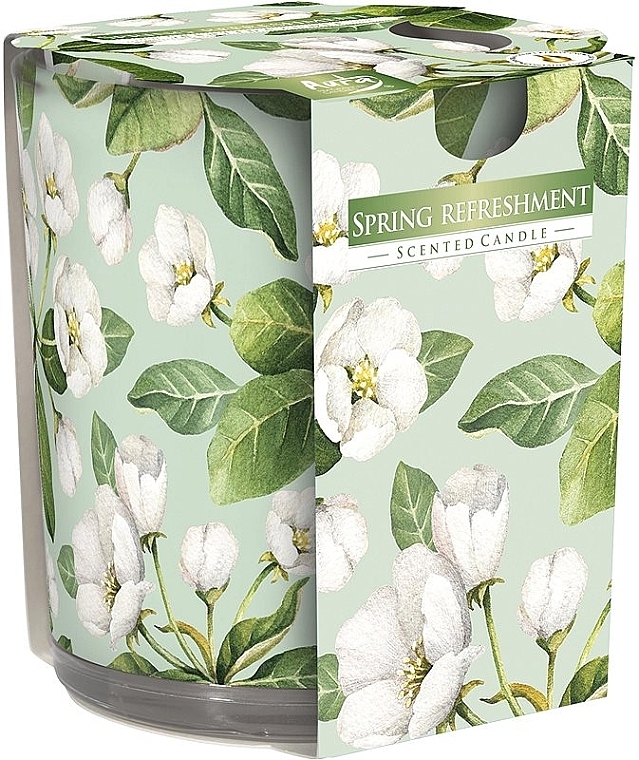 Duftkerze im Glas Frühlingsfrische - Bispol Scented Candle Spring Refreshment  — Bild N1