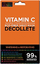 Düfte, Parfümerie und Kosmetik Aufhellende und regenerierende Tuchmaske für das Dekolleté mit Vitamin C - Beauty Face IST Whitening & Restorating Decolette Mask Vitamin C