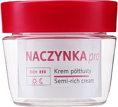 Düfte, Parfümerie und Kosmetik Anti-Aging Gesichtscreme gegen Entzündungen und Rötungen - FlosLek Semi-Rich Cream