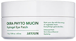 Düfte, Parfümerie und Kosmetik Verjüngende Hydrogelpflaster mit Okra-Phytomucil - Jayjun Okra Phyto Mucin Hydrogel Eye Patch