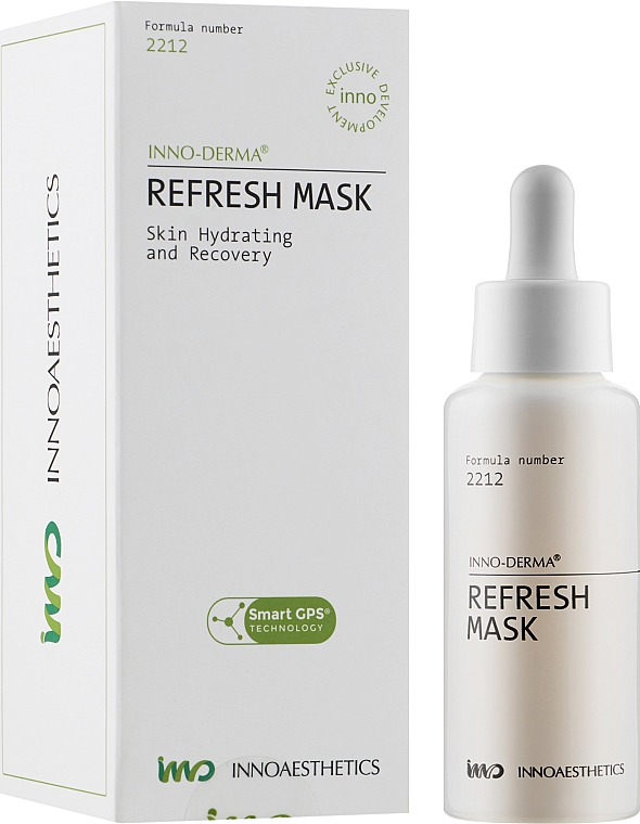 Revitalisierendes und aufhellendes Anti-Aging Gesichtsserum mit Urea und Panthenol - Innoaesthetics Inno-Derma Refresh Mask — Bild N2