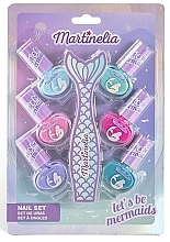 Düfte, Parfümerie und Kosmetik Set 7 St. - Martinelia Lets Be Mermaids Nail Set