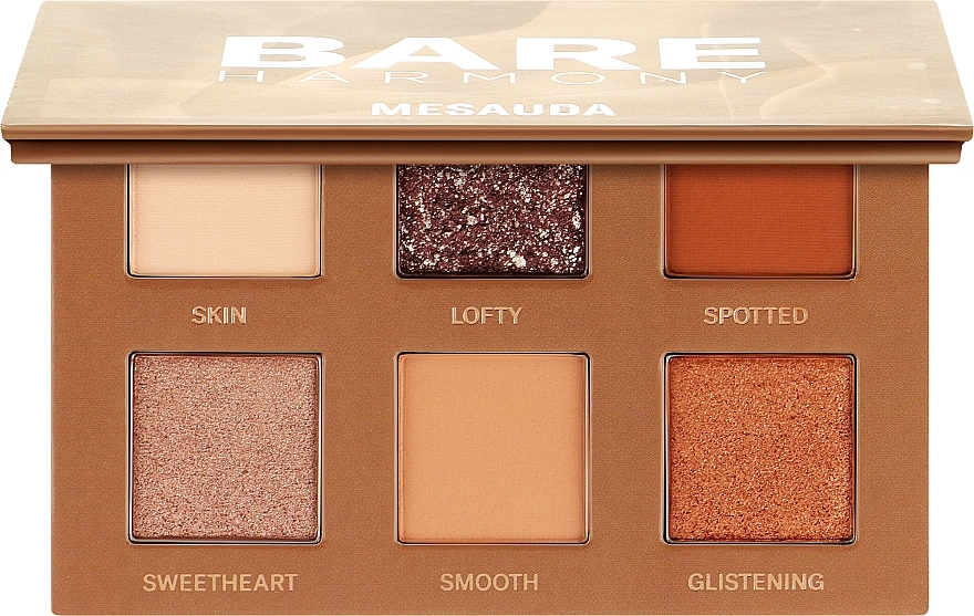 Lidschatten-Palette - Mesauda Bare Harmony Palette Eyeshadows  — Bild N1