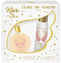 Düfte, Parfümerie und Kosmetik Ulric de Varens Reve In Gold - Duftset (Eau de Parfum 50ml + Deospray 125ml) 